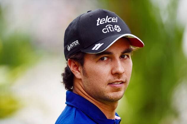 Sergio Perez (MEX 11) Sahara Force India F1 Team, Grosser Preis von Singapur 2017, Vorbereitungen, Motorsport, Formel 1, 14.09.2017, Singapur Copyright: xAndre Eibner-Pressefotox EP_JAE