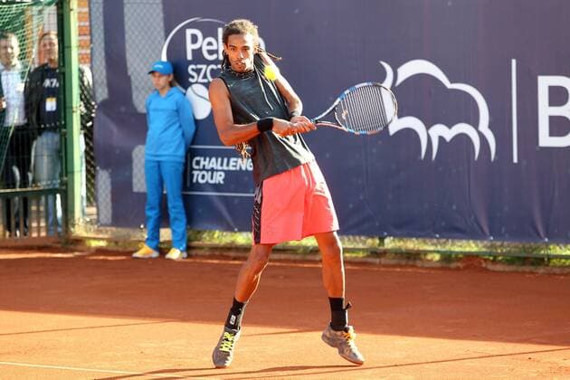 SZCZECIN, 14.09.2017 ATP Tennis Herren CHALLENGER PEKAO SZCZECIN OPEN 2017 NZ DUSTIN BROWN FOT. KRZYSZTOF CICHOMSKI NEWSPIX.PL --- Newspix.pl  170914KCI036