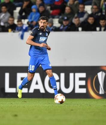 Kerem Demirbay TSG 1899 Hoffenheim am Ball TSG 1899 Hoffenheim vs Sporting SC Braga Europa League 14.09.2017 TSG 1899 Hoffenheim vs Sporting SC Braga