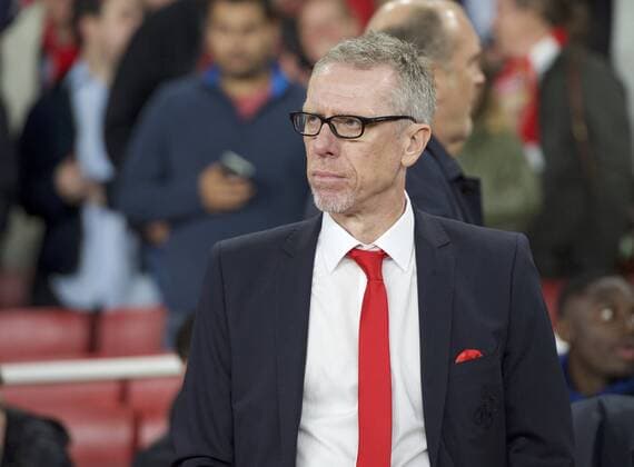 Arsenal v FC Cologne UEFA Champions League FC Cologne Head Coach Peter Stoger during the UEFA Champions League match at the Emirates Stadium, London Content Not Available For UK Newspapers Copyright: xAlanxStanfordx FIL-10666-0015