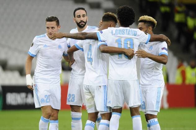 Joie But Rami (OM) FOOTBALL : Marseille vs Konyaspor - Europa League - 14 09 2017 FranckPennant Panoramic 