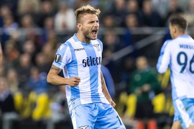 Ciro Immobile of SS Lazio during the UEFA Europa League group K match between Vitesse Arnhem and Lazio Roma at Gelredome on September 14, 2017 in Arnhem, The Netherlands UEFA Europa League 2017 2018 xVIxVIxImagesx xGerritxvanxKeulenxIVx 8745171