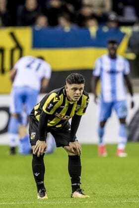 ARNHEM, Vitesse - Lazio Roma, 14-9-2017, voetbal, seizoen 2017-2018, Europa League, stadion de Gelredome, Vitesse speler Milot Rashica (M) baalt na de 2-3 van Lazio Vitesse - Lazio Roma  x1709074x