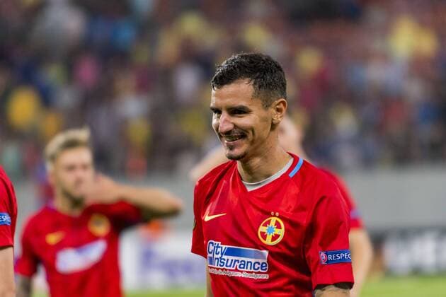 September 14, 2017: Romario Benzar 2 (FCSB Bucharest) after the UEFA Europa League 2017-2018, Groupe Stage, Groupe G game between FCSB Bucharest (ROU) and FC Viktoria Plzen (CZE) at National Arena Stadium, Bucharest, Romania ROU.  Copyright: xCronos CatalinxSoarex cronoscs14092017104636