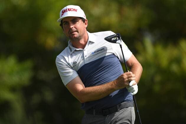 Golf, BMW Championship in Lake Forest LAKE FOREST, IL - SEPTEMBER 14: Keegan Bradley tees off at the eighth hole during the First Round of the BMW Championship on September 14, 2017, at Conway Farms Golf Club, in Lake Forest, IL. (Photo by Patrick Gorski Icon Sportswire) GOLF: SEP 14 PGA Golf Herren - BMW Championship - First Round Icon14091707 EDITORIAL USE ONLY