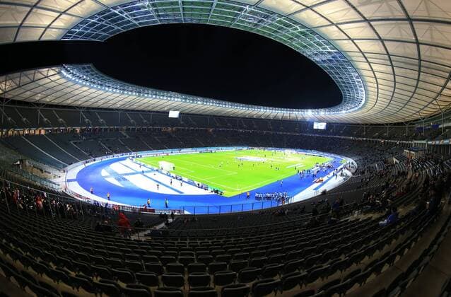 GER, UEFA EL 2017 2018, Hertha BSC Berlin (GER) vs Athletic Bilbao (ESP) 14.09.2017, OLympiastadion, Berlin, Europa League, Hertha BSC VS. Athletic Bilbao, im Bild Innnenansicht