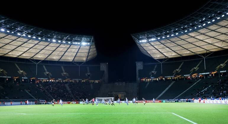 GER, UEFA EL 2017 2018, Hertha BSC Berlin (GER) vs Athletic Bilbao (ESP) 14.09.2017, OLympiastadion, Berlin, Europa League, Hertha BSC VS. Athletic Bilbao, im Bild Stadion Innenansicht