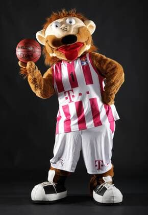 Maskottchen Bonni Telekom Baskets Bonn 2017 2018 Foto: Jörn Wolter