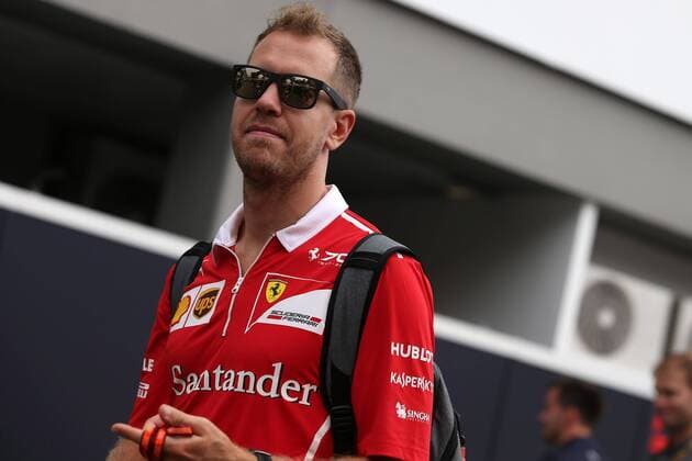 15.09.2017 - Sebastian Vettel (GER) Scuderia Ferrari SF70H Singapore Grand Prix 14 - 17 September 2017 15.09.2017 - Sebastian Vettel (GER) Scuderia Ferrari SF70H 
