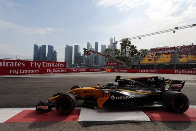 Singapore Grand Prix 14 - 17 September 2017 15.09.2017 - Free Practice 1, Nico Hulkenberg (GER) Renault F1 Team RS17 