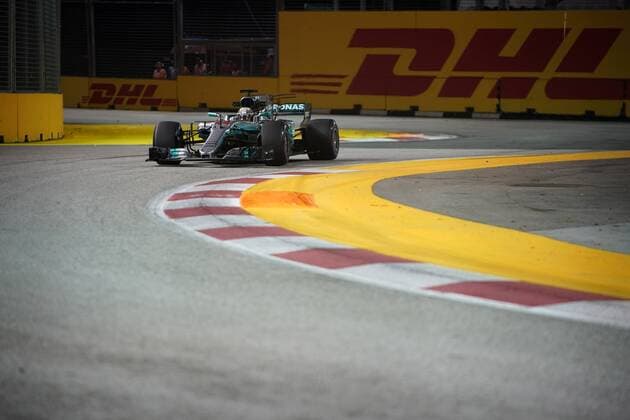 Singapore Grand Prix 14 - 17 September 2017 15.09.2017 - Free Practice 2, Lewis Hamilton (GBR) Mercedes AMG F1 W08 