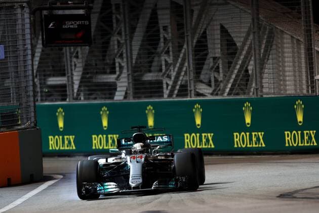 Motorsports: FIA Formula One World Championship WM Weltmeisterschaft 2017, Grand Prix of Singapore, 44 Lewis Hamilton (GBR, Mercedes AMG Petronas F1 Team), Singapore Singapore