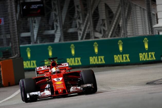 Motorsports: FIA Formula One World Championship WM Weltmeisterschaft 2017, Grand Prix of Singapore, 5 Sebastian Vettel (GER, Scuderia Ferrari), Singapore Singapore