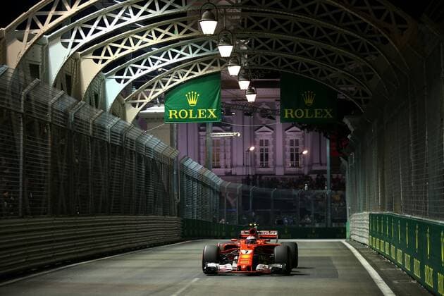 Motorsports: FIA Formula One World Championship WM Weltmeisterschaft 2017, Grand Prix of Singapore, 7 Kimi Raikkonen (FIN, Scuderia Ferrari), Singapore Singapore