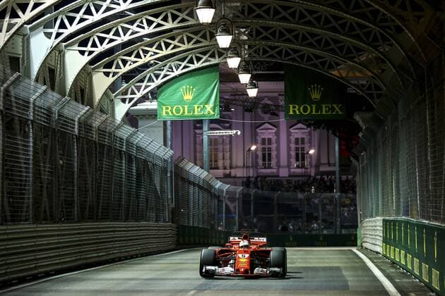 Motorsports: FIA Formula One World Championship WM Weltmeisterschaft 2017, Grand Prix of Singapore, 5 Sebastian Vettel (GER, Scuderia Ferrari), Singapore Singapore