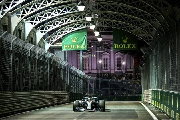 Motorsports: FIA Formula One World Championship WM Weltmeisterschaft 2017, Grand Prix of Singapore, 44 Lewis Hamilton (GBR, Mercedes AMG Petronas F1 Team), Singapore Singapore