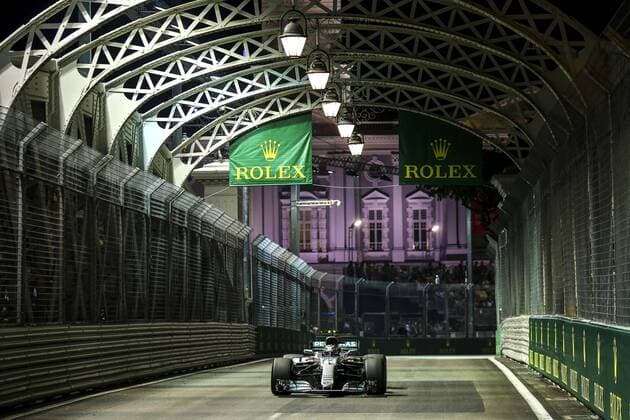 Motorsports: FIA Formula One World Championship WM Weltmeisterschaft 2017, Grand Prix of Singapore, 77 Valtteri Bottas (FIN, Mercedes AMG Petronas F1 Team), Singapore Singapore