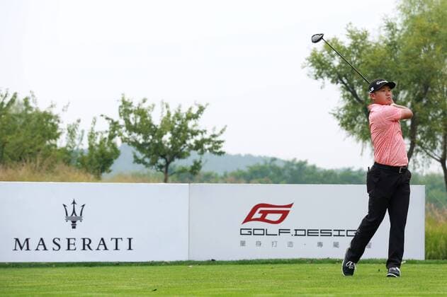 BEIJING, CHINA - SEPTEMBER 15: Taihei Sato of Japan in action during the second round of The Beijing Classic (Golf) as part of China Tour at Beijing Topwin Golf Country Club on September 15, 2017 in Beijing, China.  Copyright: xVCGx CFP111127138341 