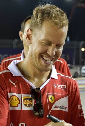 Sebastian Vettel, Scuderia Ferrari, formula 1 GP, Singapore, 15.09.2017 Photo:mspb Stefan Schneider Sebastian Vettel, formula 1 GP, Singapore,