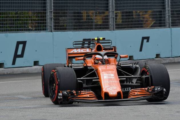 Stoffel Vandoorne, McLaren Honda, formula 1 GP, Singapore, 15.09.2017 Photo:mspb Stefan Schneider Stoffel Vandoorne, formula 1 GP, Singapore,