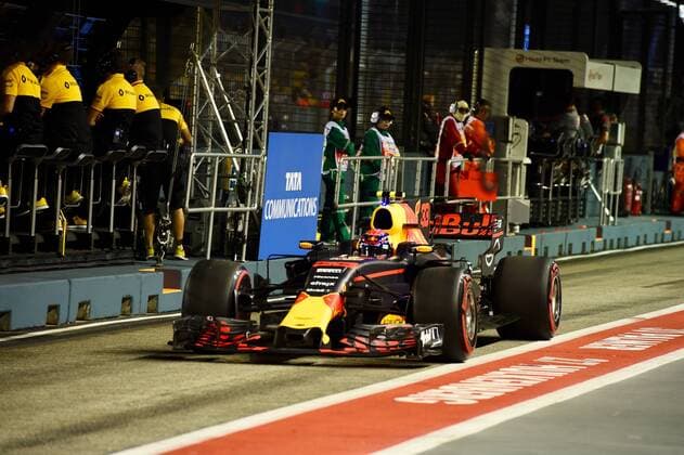 Max Verstappen (NEL 33), Red Bull Racing, Grosser Preis von Singapur 2017, 2 freies Training, Motorsport, Formel 1, 15.09.2017, Singapur Copyright: xAndre Eibner-Pressefotox EP_JAE