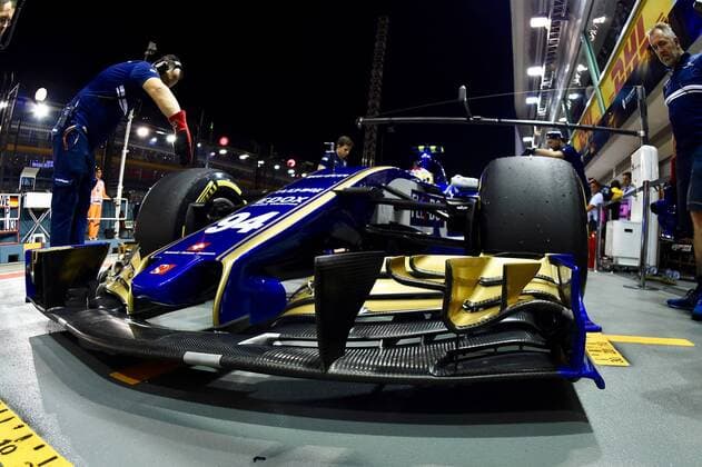 Pascal Wehrlein (GER 94), Sauber F1 Team, Grosser Preis von Singapur 2017, 2 freies Training, Motorsport, Formel 1, 15.09.2017, Singapur Copyright: xAndre Eibner-Pressefotox EP_JAE