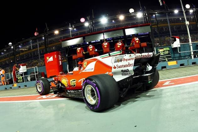 Sebastian Vettel (GER 5), Scuderia Ferrari, Grosser Preis von Singapur 2017, 2 freies Training, Motorsport, Formel 1, 15.09.2017, Singapur Copyright: xAndre Eibner-Pressefotox EP_JAE