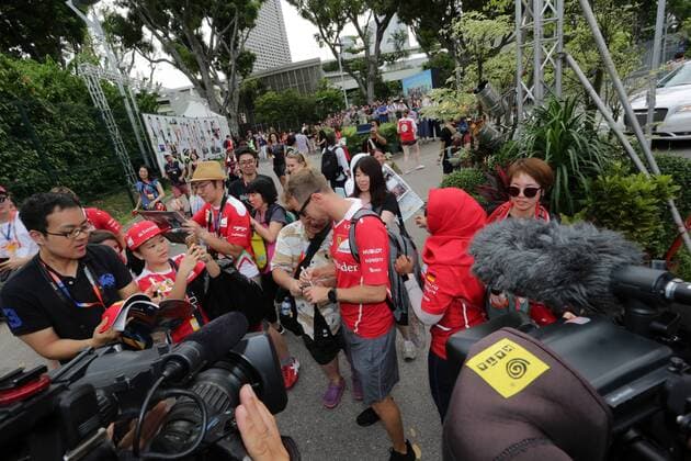 16.09.2017 - Sebastian Vettel (GER) Scuderia Ferrari SF70H Singapore Grand Prix 14 - 17 September 2017 16.09.2017 - Sebastian Vettel (GER) Scuderia Ferrari SF70H 