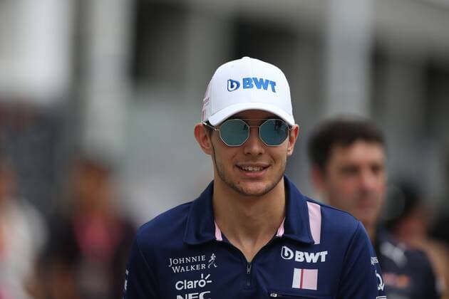 16.09.2017 - Esteban Ocon (FRA) Sahara Force India F1 VJM10 Singapore Grand Prix 14 - 17 September 2017 16.09.2017 - Esteban Ocon (FRA) Sahara Force India F1 VJM10 
