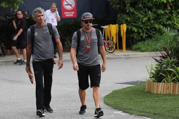 Singapore Grand Prix 14 - 17 September 2017 16.09.2017 - Fernando Alonso (ESP) McLaren MCL32 