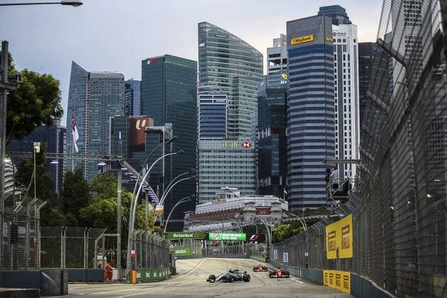 Motorsports: FIA Formula One World Championship WM Weltmeisterschaft 2017, Grand Prix of Singapore, 77 Valtteri Bottas (FIN, Mercedes AMG Petronas F1 Team), Singapore Singapore