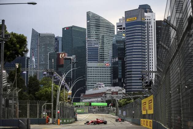 Motorsports: FIA Formula One World Championship WM Weltmeisterschaft 2017, Grand Prix of Singapore, 5 Sebastian Vettel (GER, Scuderia Ferrari), Singapore Singapore