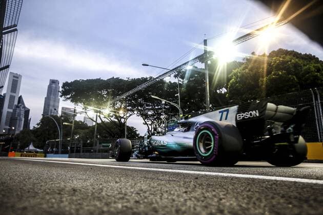 Motorsports: FIA Formula One World Championship WM Weltmeisterschaft 2017, Grand Prix of Singapore, 77 Valtteri Bottas (FIN, Mercedes AMG Petronas F1 Team), Singapore Singapore