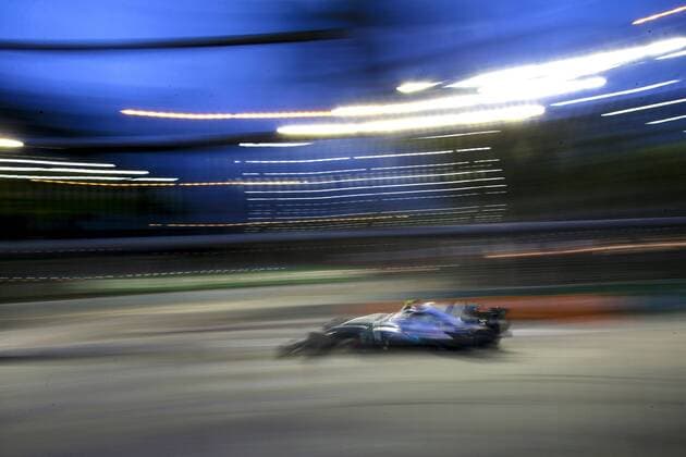 Motorsports: FIA Formula One World Championship WM Weltmeisterschaft 2017, Grand Prix of Singapore, 77 Valtteri Bottas (FIN, Mercedes AMG Petronas F1 Team), Singapore Singapore