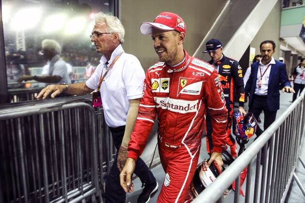 Motorsports: FIA Formula One World Championship WM Weltmeisterschaft 2017, Grand Prix of Singapore, 5 Sebastian Vettel (GER, Scuderia Ferrari), Singapore Singapore