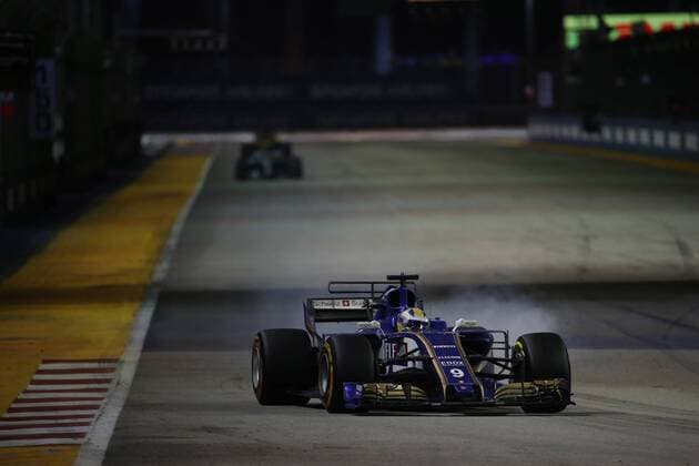 17.09.2017 - Race, Marcus Ericsson (SUE) Sauber C36 Singapore Grand Prix 14 - 17 September 2017 17.09.2017 - Race, Marcus Ericsson (SUE) Sauber C36 