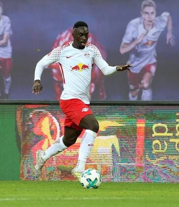 Leipzig, Germany 16.09.2017, 1. Bundesliga 4. Spieltag, RB Leipzig - Borussia Moenchengladbach, Jean-Kevin Augustin (RBL) in Aktion ( DeFodi518