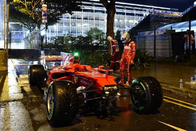 Motorsports: FIA Formula One World Championship WM Weltmeisterschaft 2017, Grand Prix of Singapore, 5 Sebastian Vettel (GER, Scuderia Ferrari), Singapore Singapore