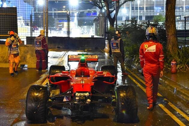 Motorsports: FIA Formula One World Championship WM Weltmeisterschaft 2017, Grand Prix of Singapore, 5 Sebastian Vettel (GER, Scuderia Ferrari), Singapore Singapore