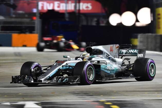 Motorsports: FIA Formula One World Championship WM Weltmeisterschaft 2017, Grand Prix of Singapore, 44 Lewis Hamilton (GBR, Mercedes AMG Petronas F1 Team), Singapore Singapore