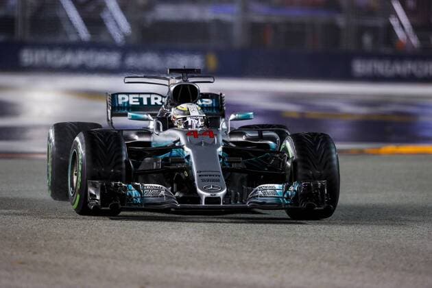 Motorsports: FIA Formula One World Championship WM Weltmeisterschaft 2017, Grand Prix of Singapore, 44 Lewis Hamilton (GBR, Mercedes AMG Petronas F1 Team), Singapore Singapore