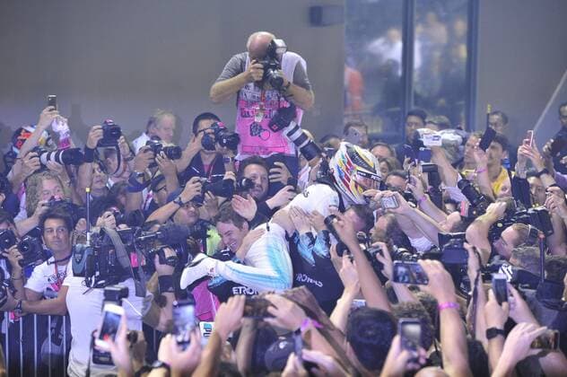 Lewis Hamilton (GB 44), Mercedes AMG Petronas Motorsport, Grosser Preis von Singapur 2017, Rennen, Motorsport, Formel 1, 17.09.2017, Singapur Copyright: xEIBNER JERRYxANDREx EP_JAE