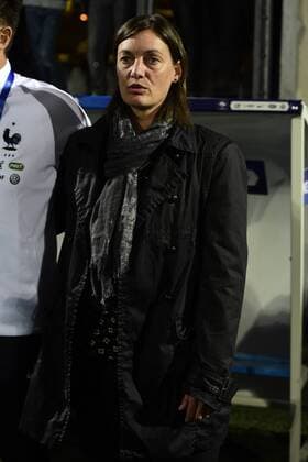 Fußball, Damen Länderspiel, Frankreich - Spanien Corinne Diacre - selectionneur Coach (France) FOOTBALL : France vs Espagne feminines - Calais - 18 09 2017 JBAutissier Panoramic 