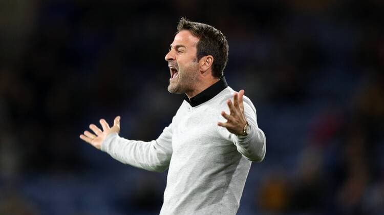 Fußball, Trainerhistorie, Leeds United Football - 2017 2018 EFL (League) Cup - Third Round: Burnley vs. Leeds United Thomas Christiansen manager of Leeds United at Turf Moor. COLORSPORT LYNNE CAMERON 