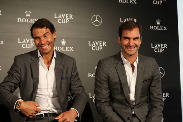 Laver Cup Prag, 20. 09. 2017 Rafael NADAL, Roger FEDERER