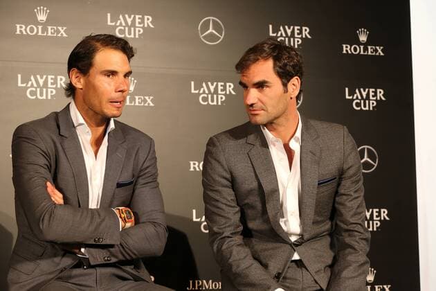Laver Cup Prag, 20. 09. 2017 Rafael NADAL, Roger FEDERER
