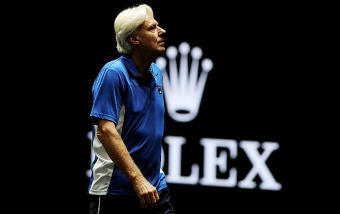TENNIS - Laver Cup 2017 PRAGUE,CZECH REPUBLIC,22.SEP.17 - TENNIS - Laver Cup, Team Europe vs Team World. Image shows Bjoern Borg (SWE). GEPAxpictures xMatthiasxHauer