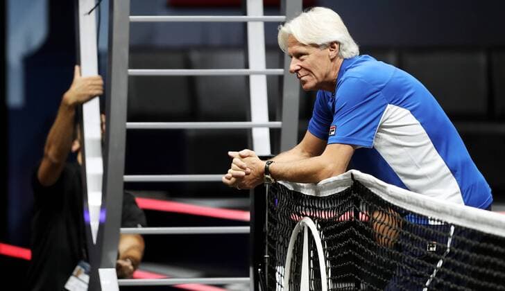TENNIS - Laver Cup 2017 PRAGUE,CZECH REPUBLIC,22.SEP.17 - TENNIS - Laver Cup, Team Europe vs Team World. Image shows Bjoern Borg (SWE). GEPAxpictures xMatthiasxHauer
