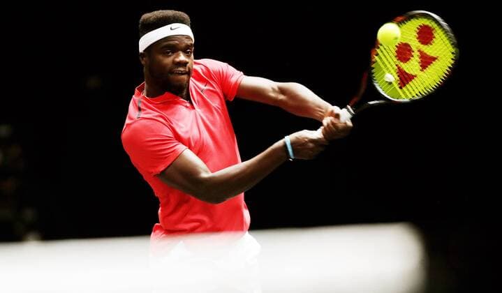 TENNIS - Laver Cup 2017 PRAGUE,CZECH REPUBLIC,22.SEP.17 - TENNIS - Laver Cup, Team Europe vs Team World. Image shows Frances Tiafoe (USA). GEPAxpictures xMatthiasxHauer