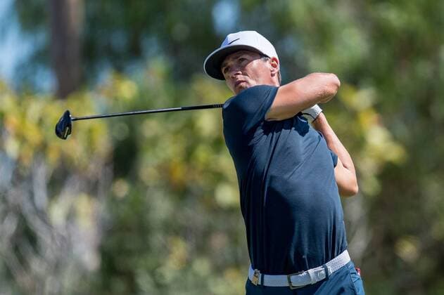Thorbjorn Olesen of Denmark tees off during day 2 of the European Tour - Portugal Masters 2017 at Dom Pedro Victoria Golf Course, Vilamoura, Portugal on 22 September 2017. Copyright: xMatthewxBuchanx 16770062